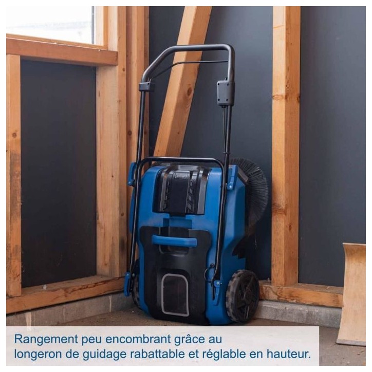 Pack Balayeuse sans fil C-S610-X - Largeur travail 610 mm – Bac collecteur 20 L - SCHEPPACH 20V IXES Batterie 2Ah + chargeur 2 Pack Balayeuse sans fil C-S610-X - Largeur travail 610 mm – Bac collecteur 20 L - SCHEPPACH 20V IXES Batterie 2Ah + chargeur 2