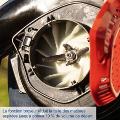 Aspirateur souffleur thermique SCHEPPACH - PLB32 - 4 en 1 - 678 m³/h
