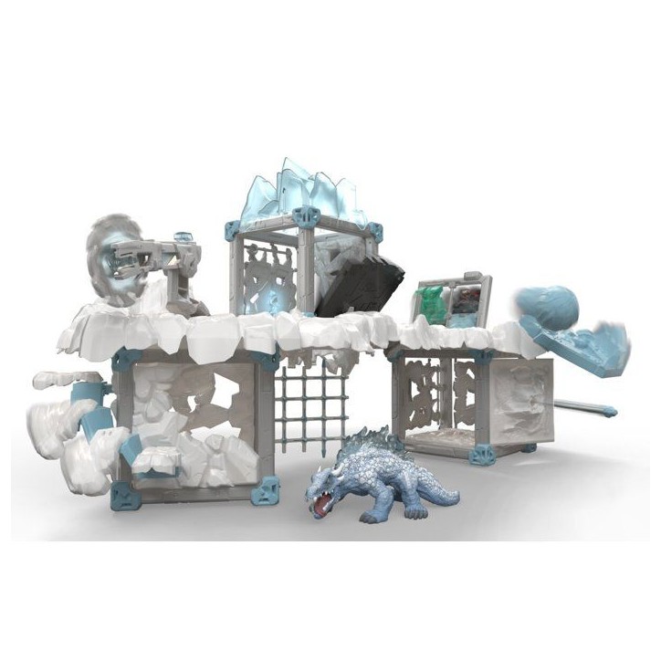 CCoffret de jeu - SCHLEICH - 42811 - Forteresse de Glace - Eldrador Creatures - 95 pieces - Des 6 ans