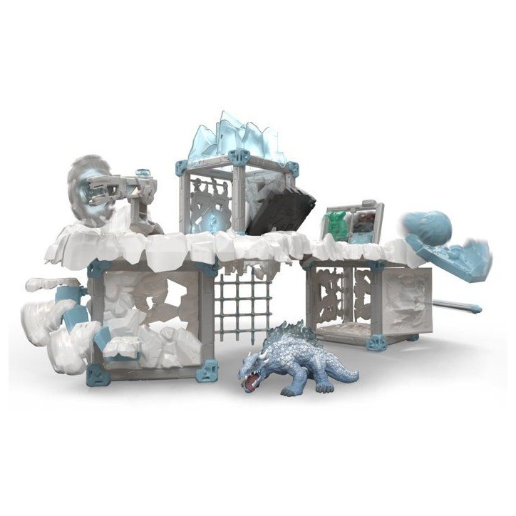 CCoffret de jeu - SCHLEICH - 42811 - Forteresse de Glace - Eldrador Creatures - 95 pieces - Des 6 ans