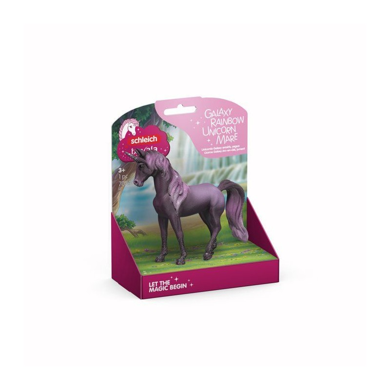 Figurine - SCHLEICH - 70842 - Licorne Arc-en-ciel Galaxy Jument - Baya