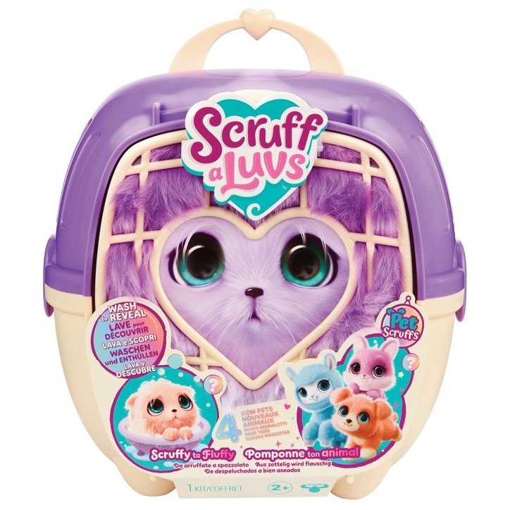 Peluche surprise - SCRUFF A LUVS - Boule de poils Color - Transformation - Bain - Modele aléatoire