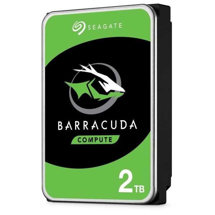 SEAGATE - Disque dur Interne HDD - BarraCuda - 2To - 7200 tr/min - 3.5 SEAGATE - Disque dur Interne HDD - BarraCuda - 2To - 7200 tr/min - 3.5