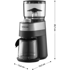 Moulin a café électrique SENCOR SCG 5060BK - Meules plates acier - 3