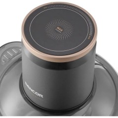Hachoir électrique Sencor SCB 8000BK - Vitesse continue réglable - 9 lames titane - Bol inox 3 L - 800 W - Noir