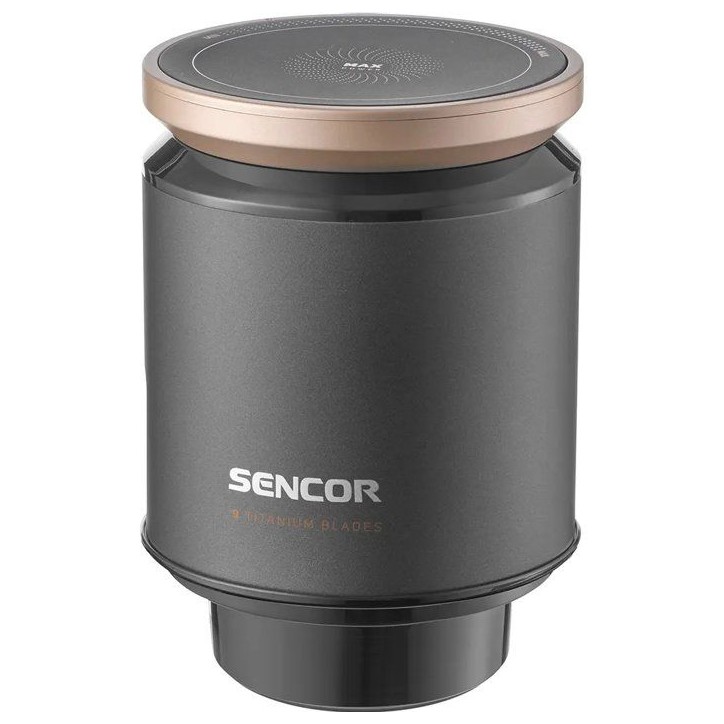 Hachoir électrique Sencor SCB 8000BK - Vitesse continue réglable - 9 lames titane - Bol inox 3 L - 800 W - Noir