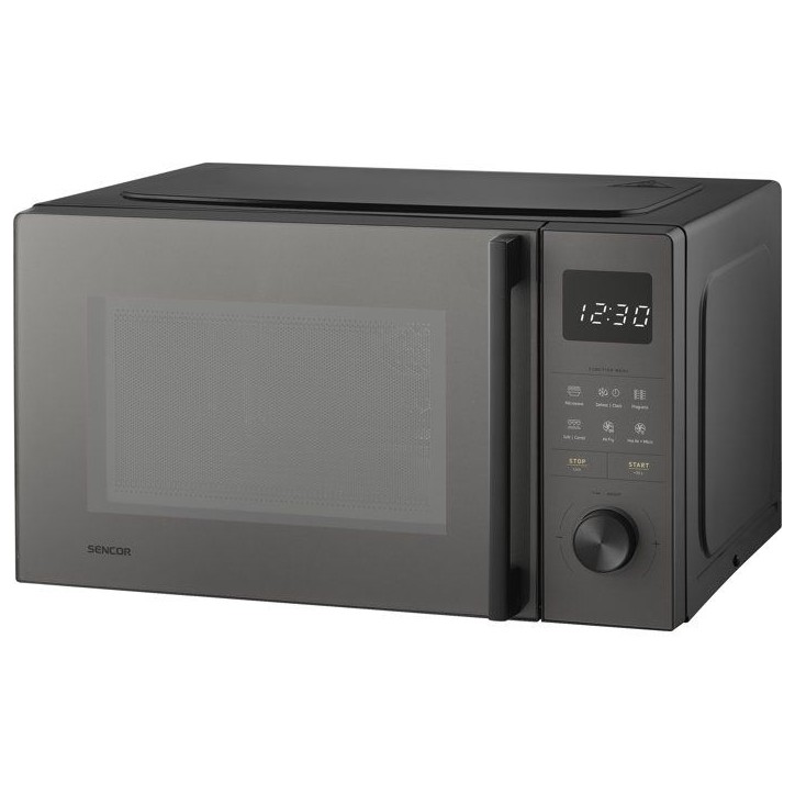 Four a micro-ondes multifonction Sencor SMW 6025BK - Grill et Air Fryer - 8 programmes - Verrouillage enfant - 25 L - Noir