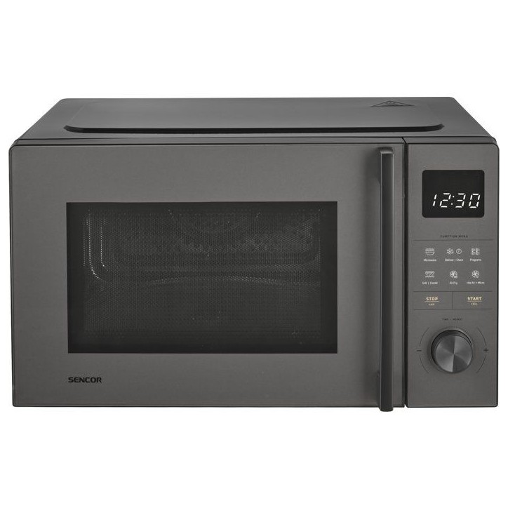 Four a micro-ondes multifonction Sencor SMW 6025BK - Grill et Air Fryer - 8 programmes - Verrouillage enfant - 25 L - Noir