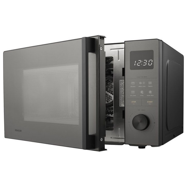 Four a micro-ondes multifonction Sencor SMW 6025BK - Grill et Air Fryer - 8 programmes - Verrouillage enfant - 25 L - Noir
