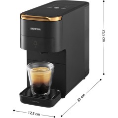 Machine a expresso a capsules SENCOR SCC 1000BK - Nespresso Dolce Gust
