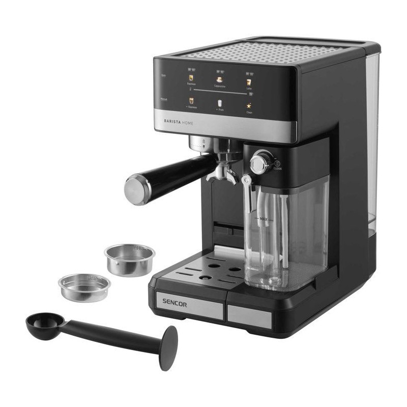Machine a expresso Sencor SES 4060BK - Cappuccino et latte automatique
