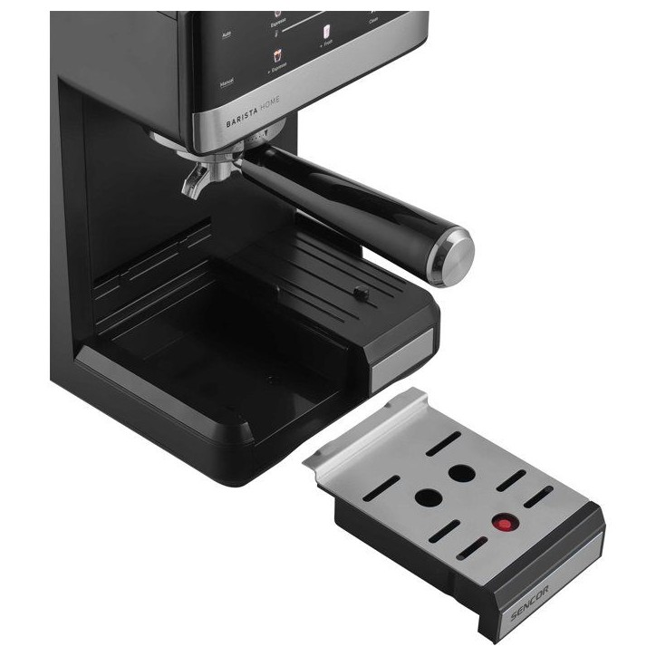 Machine a expresso Sencor SES 4060BK - Cappuccino et latte automatiques - Réservoir lait 500 ml - 20 bars - Noire