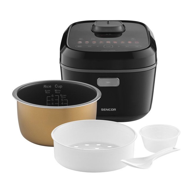 Cuiseur a riz a induction Sencor SRM 3900BK - Cuisson vapeur incluse -