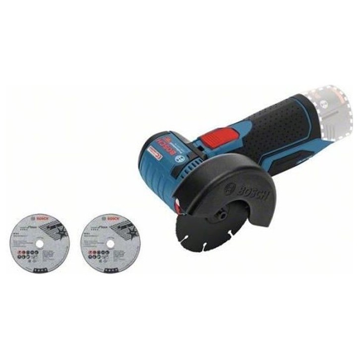 Meuleuse angulaire Bosch Professional GWS 12-76 V-EC - Sans batterie - Format compact - Diametre disque 75 mm - 06019F2000 Meuleuse angulaire Bosch Professional GWS 12-76 V-EC - Sans batterie - Format compact - Diametre disque 75 mm - 06019F2000