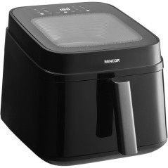 Friteuse a air chaud Sencor SFR 6900BK Vita - Fonction SHAKE - 12 programmes - Fenetre de visualisation - 6,5 L - Noire