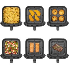 Friteuse a air chaud Sencor SFR 6900BK Vita - Fonction SHAKE - 12 prog