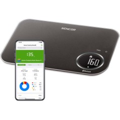 Balance de cuisine connectée Sencor SKS 7178BK - Scan codes-barres -