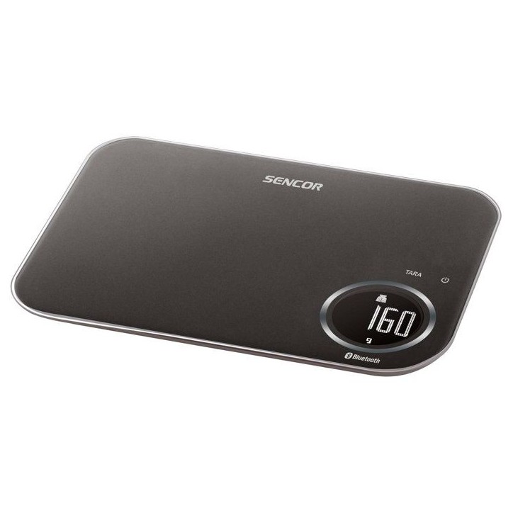 Balance de cuisine connectée Sencor SKS 7178BK - Scan codes-barres - Appli Sencor FOOD - Infos nutritionnelles - Pesée 8 kg - Balance de cuisine connectée Sencor SKS 7178BK - Scan codes-barres - Appli Sencor FOOD - Infos nutritionnelles - Pesée 8 kg -