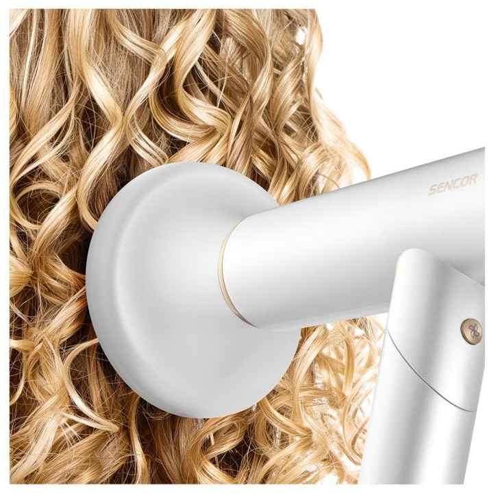 Seche-cheveux professionnel SENCOR SHD 9050GD - Moteur BLDC 110000 tr/min - Diffuseur magnétique - Ultra silencieux