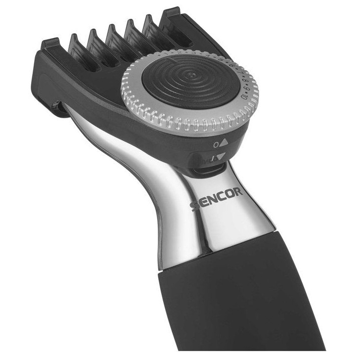 Tondeuse multifonction SENCOR SHP 0460BK - Barbe corps et cheveux - 20 réglages 0,5-10 mm - Autonomie 60 min - Noir