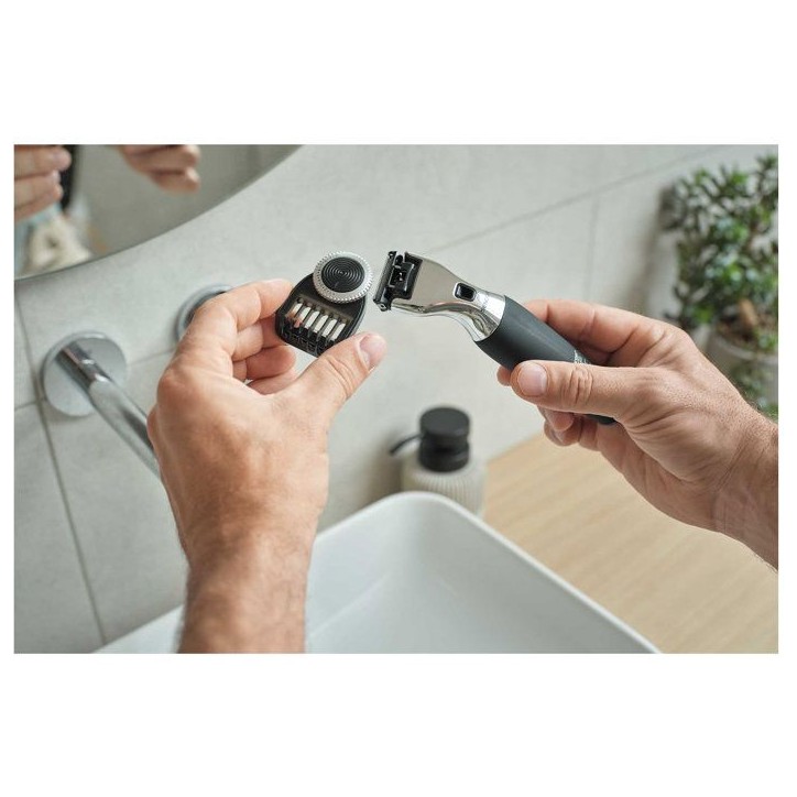 Tondeuse multifonction SENCOR SHP 0460BK - Barbe corps et cheveux - 20 réglages 0,5-10 mm - Autonomie 60 min - Noir