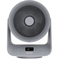 Radiateur soufflant connecté Sencor SFH 9200GY - Chauffage d'appoint rapide - Wi-Fi et télécommande - Oscillation 80° - Gris