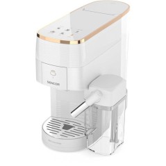 Machine a expresso multi-capsules SENCOR SCC 3001WH Marco Polo - Nespresso et Dolce Gusto - Cappuccino - Blanc