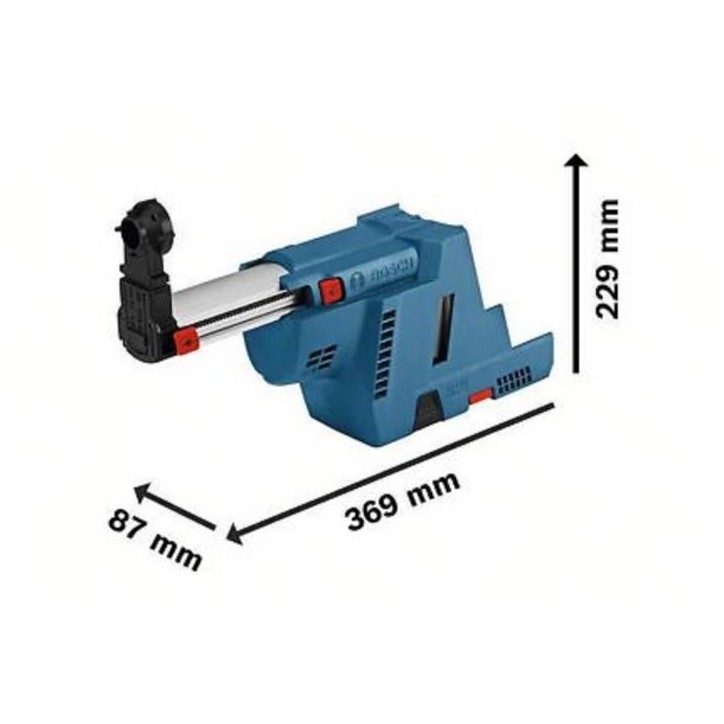 Accessoire d'aspiration Bosch Professional GDE 18V-16 pour GBH 18V-24, GBH18V-26 et GBH 18V-28 - 1600A0051M