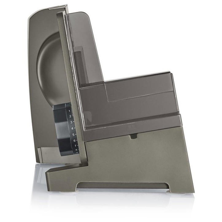 Trancheuse électrique universelle - SEVERIN - AS3918 - 150 W - Lame inox amovible 0 a 23 mm - Dark inox Trancheuse électrique universelle - SEVERIN - AS3918 - 150 W - Lame inox amovible 0 a 23 mm - Dark inox
