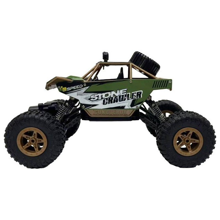 Voiture télécommandée tout-terrain - SILVERLIT - EXOST Stone Crawler 1:18 - 10 km/h - Effets lumineux - Batterie incluse