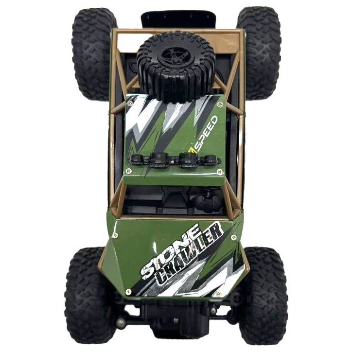 Voiture télécommandée tout-terrain - SILVERLIT - EXOST Stone Crawler 1:18 - 10 km/h - Effets lumineux - Batterie incluse