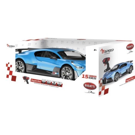 Voiture télécommandée officielle - SILVERLIT - 4Speed Bugatti Divo 1:12 - 15 km/h - Feux lumineux - Batterie incluse
