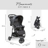 HAUCK - Poussette compacte - CITI NEO II - 3 roues - Caviar / Stone