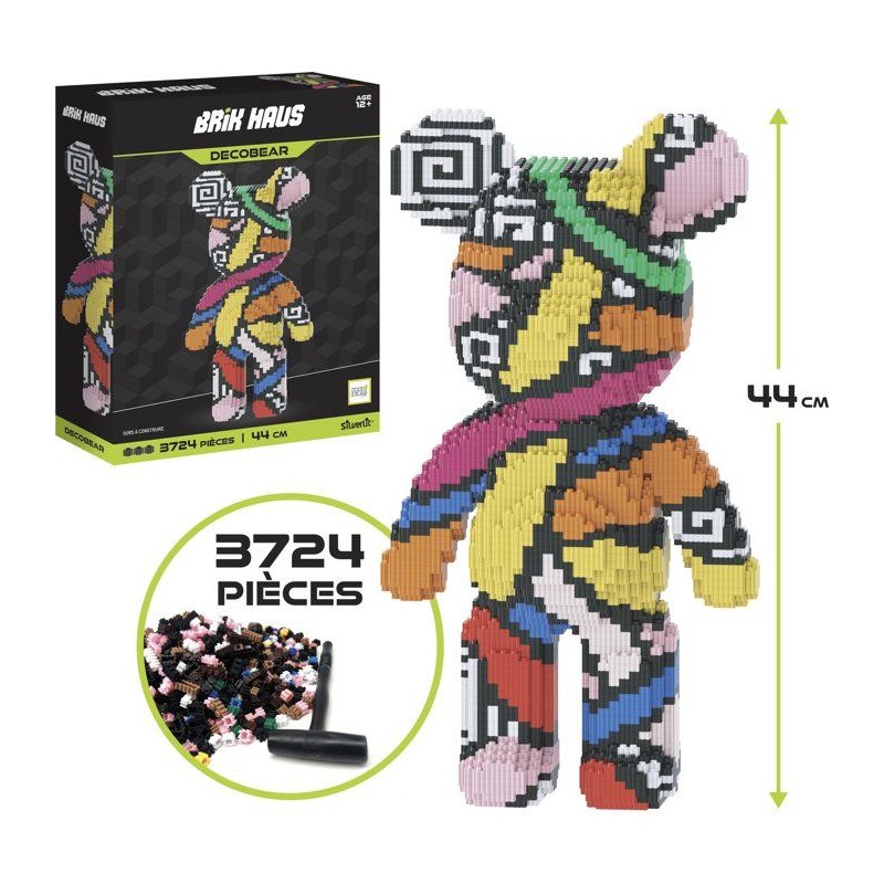 Jeu de construction artistique - SILVERLIT - Brik Haus Ours XXL - Plus