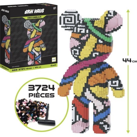 Jeu de construction artistique - SILVERLIT - Brik Haus Ours XXL - Plus