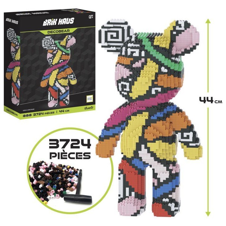 Jeu de construction artistique - SILVERLIT - Brik Haus Ours XXL - Plus de 3600 pieces - Objet déco contemporain Jeu de construction artistique - SILVERLIT - Brik Haus Ours XXL - Plus de 3600 pieces - Objet déco contemporain