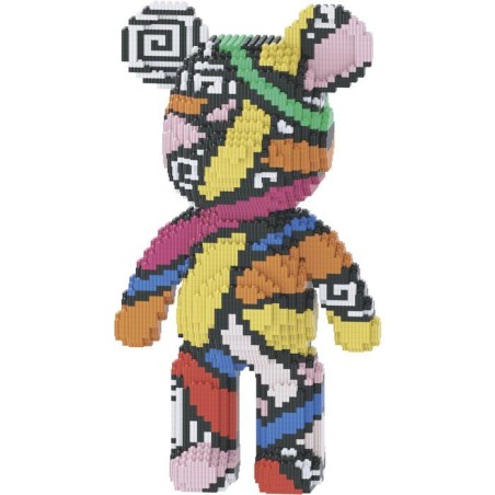 Jeu de construction artistique - SILVERLIT - Brik Haus Ours XXL - Plus de 3600 pieces - Objet déco contemporain