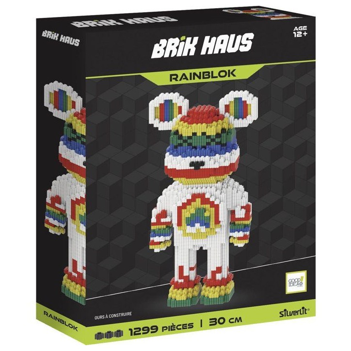 Jeu de construction décoratif - SILVERLIT - Brik Haus Ours XL - Plus de 1200 pieces - Objet déco moderne Jeu de construction décoratif - SILVERLIT - Brik Haus Ours XL - Plus de 1200 pieces - Objet déco moderne