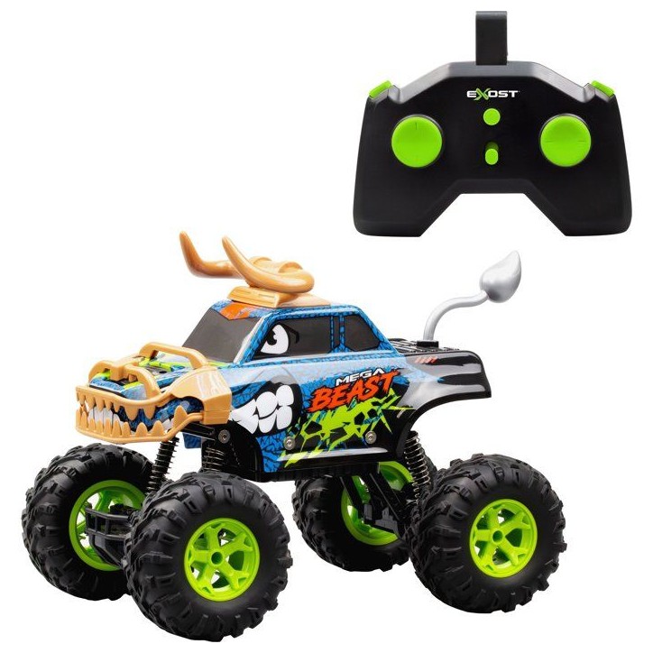 Voiture télécommandée crawler - SILVERLIT - EXOST Mega Beast 1:12 - 15 km/h - 2.4 GHz - Batterie incluse Voiture télécommandée crawler - SILVERLIT - EXOST Mega Beast 1:12 - 15 km/h - 2.4 GHz - Batterie incluse