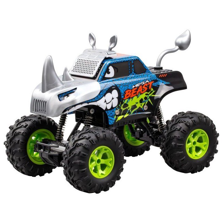 Voiture télécommandée crawler - SILVERLIT - EXOST Mega Beast 1:12 - 15 km/h - 2.4 GHz - Batterie incluse Voiture télécommandée crawler - SILVERLIT - EXOST Mega Beast 1:12 - 15 km/h - 2.4 GHz - Batterie incluse