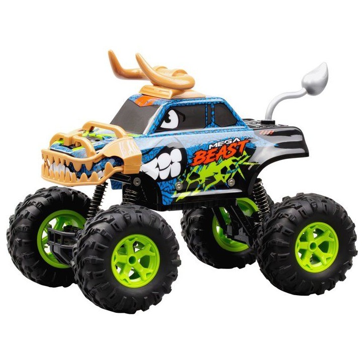 Voiture télécommandée crawler - SILVERLIT - EXOST Mega Beast 1:12 - 15 km/h - 2.4 GHz - Batterie incluse Voiture télécommandée crawler - SILVERLIT - EXOST Mega Beast 1:12 - 15 km/h - 2.4 GHz - Batterie incluse