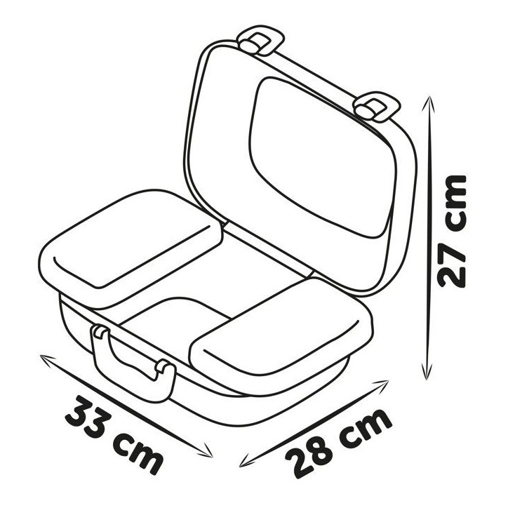 Smoby - My Beauty Vanity - Coiffure, Onglerie et Maquillage - 10 Accessoires Inclus + Miroir - Des 3 ans - Fabriqué en France