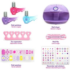 Smoby - Glam Nail Salon - Studio de Manucure Enfant - Seche-Ongles - 3