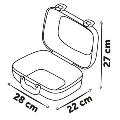 SMOBY - Mallette Medicale - Des 3ans - Transportable - Nombreux access