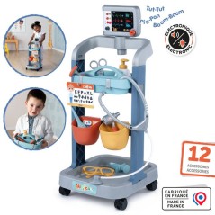 Smoby - Chariot Médical Électronique - Chariot Docteur Enfant - Sons