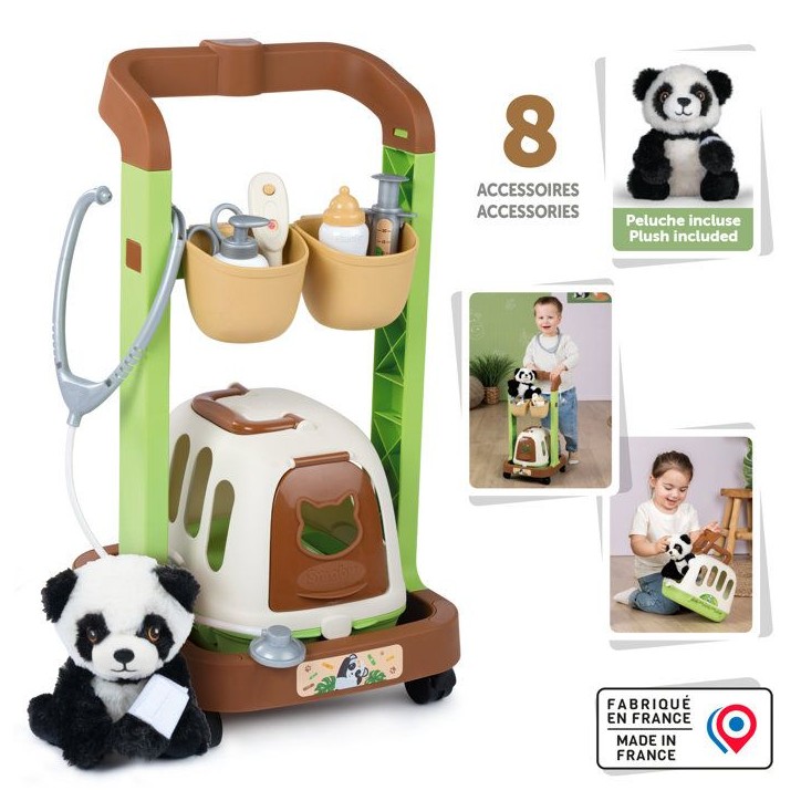 Smoby - Chariot Vétérinaire - Des 3 ans - Fabriqué en France Smoby - Chariot Vétérinaire - Des 3 ans - Fabriqué en France