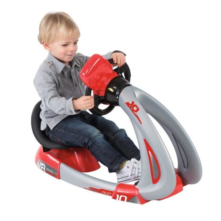 Smoby - Simulateur de conduite Pilot V8 - Rouge et noir - 370206 Smoby - Simulateur de conduite Pilot V8 - Rouge et noir - 370206