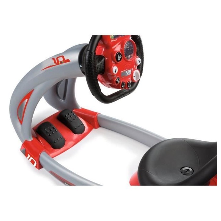 Smoby - Simulateur de conduite Pilot V8 - Rouge et noir - 370206 Smoby - Simulateur de conduite Pilot V8 - Rouge et noir - 370206