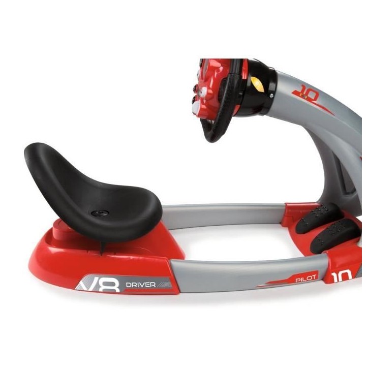 Smoby - Simulateur de conduite Pilot V8 - Rouge et noir - 370206 Smoby - Simulateur de conduite Pilot V8 - Rouge et noir - 370206