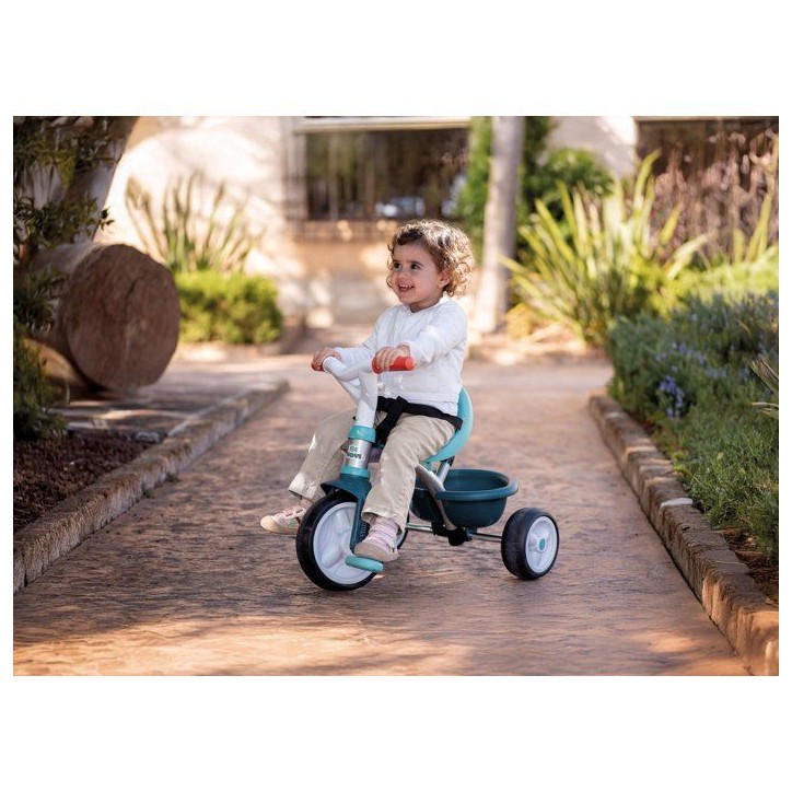 SMOBY - Tricycle Be Move Bleu - Des 15mois - Fabriqué en France SMOBY - Tricycle Be Move Bleu - Des 15mois - Fabriqué en France